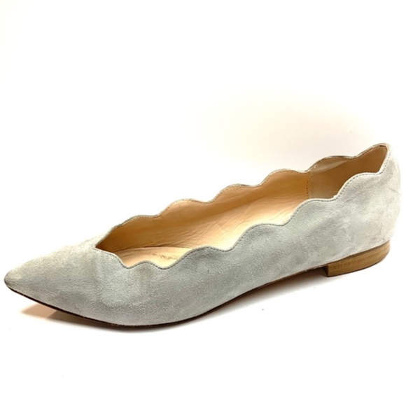 Avellini Shoes - AVELLINI Scalloped Ballet Flat, 39
